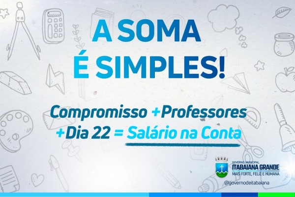 Salário dos professores é pago nesta segunda-feira, 22
