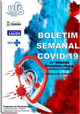 PREFEITURA DE ITABAIANA E UFS DIVULGAM BOLETIM SEMANAL COVID-19 DA 22ª SEMANA EPIDEMIOLÓGICA