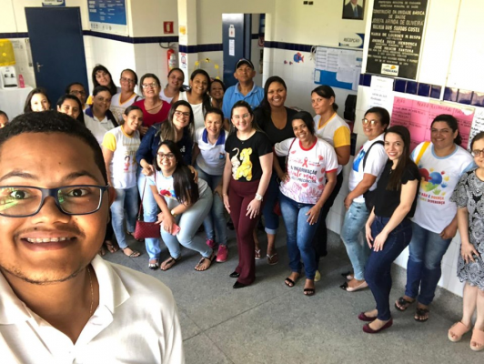 PROFISSIONAIS DA UBS DO BAIRRO QUEIMADAS PARTICIPAM DE OFICINA DO PROGRAMA ESTRATÉGIA AMAMENTA E ALIMENTA BRASIL