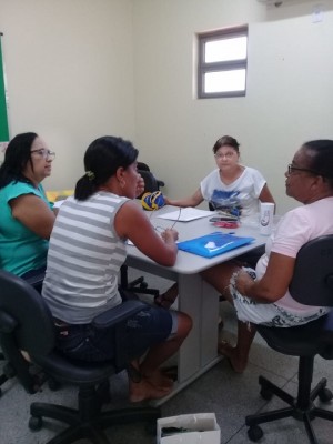 EQUIPE DO CENTRO EDUCACIONAL JUDITE DANTAS ANDRADE SE REUNE PARA ORGANIZAR VOLTA ÀS AULAS