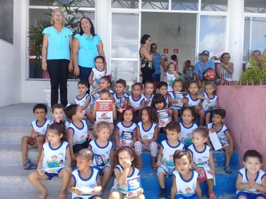 CENTRO EDUCACIONAL JUDITE DANTAS REALIZA CAMINHADA DE COMBATE A DENGUE