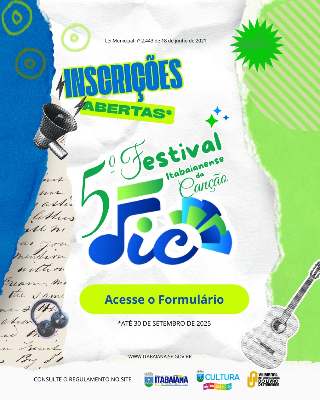 Inscrições abertas para o 5º FIC