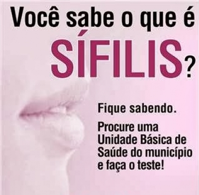 Saúde Lança Campanha de Combate a Sífilis