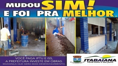 Obra da Praça de Alimentação Continua a todo vapor