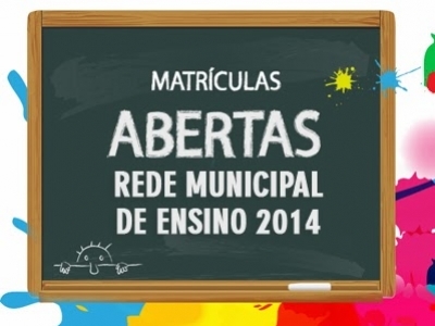 Comunicado: Matrículas Abertas na Rede Municipal