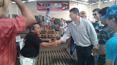 Prefeito Visita à Feira no Sábado e no Domingo Participa de Missa em Ribeirópolis