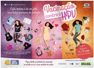 Vacinação Contra HPV Começa dia 10 de Março