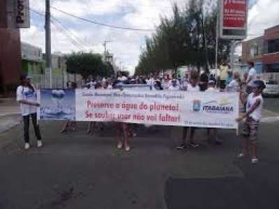 Educação de Itabaiana realiza Caminhada em Comemoração ao Dia Mundial da Água