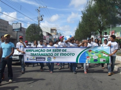 Educação de Itabaiana realiza II Caminhada do Dia Mundial da Água