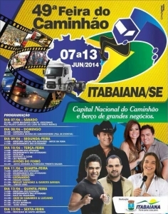 49ª Feira do Caminhão de Itabaiana: Confira a Programação da maior festa de Sergipe