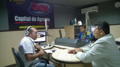 Prefeito Concede Entrevista e Fala das Obras