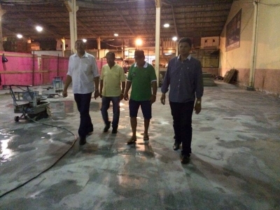 Prefeito Visita Obras da Escola Creche e do Mercadão