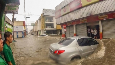 Chuva provoca alagamentos e deixa estragos em toda Itabaiana