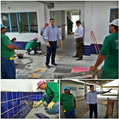 Prefeito e Secretários Visitam Obras da Escola Creche e da Escola Benedito Figueiredo