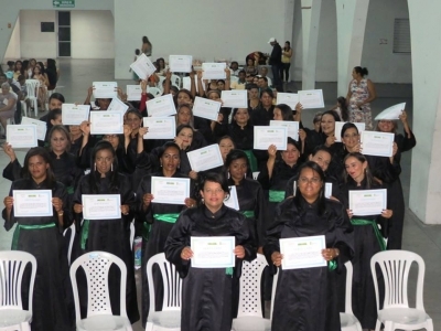 Programa Mulheres Mil Realiza Formatura de Várias Mulheres em Reciclagem