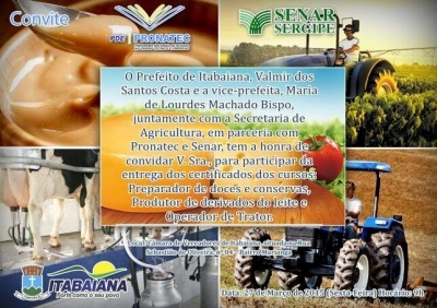 Prefeitura Entrega Certificados de Cursos