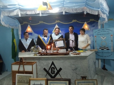 Prefeito Valmir Homenageado pela Maçonaria (Por Cláudio Nunes)