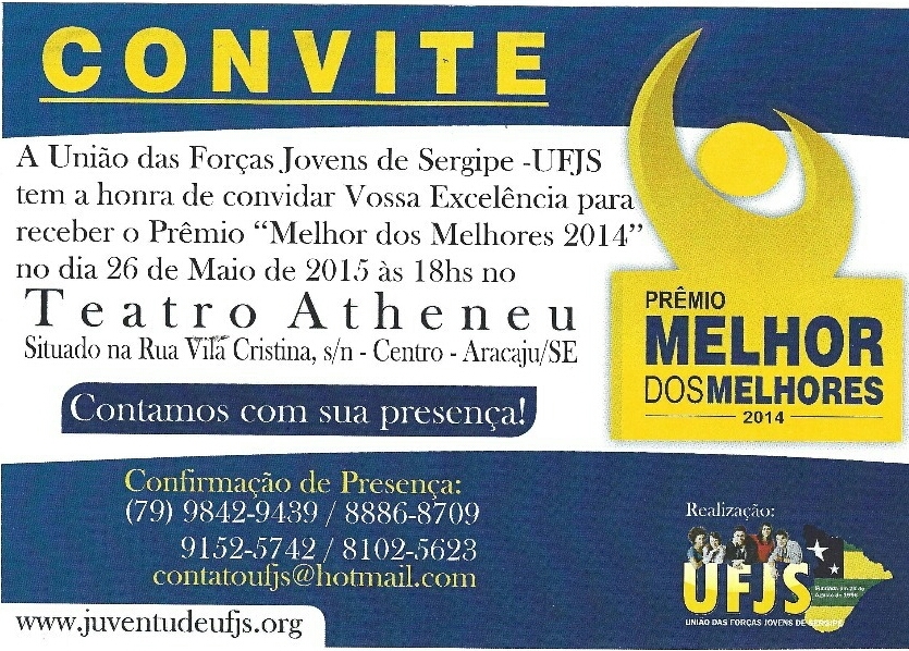 Prefeito Valmir Receberá mais Uma vez Título de Melhor Prefeito de Sergipe em 2014