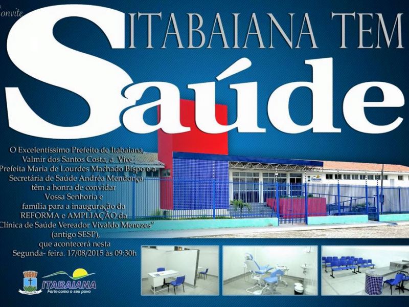 Clínica de Saúde da Família (Antigo SESP) será entregue nesta segunda