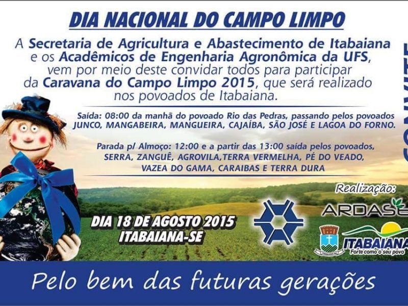 Caravana do Campo Limpo será nesta Terça-Feira, 18