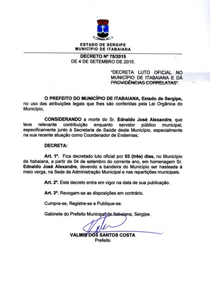 DECRETO