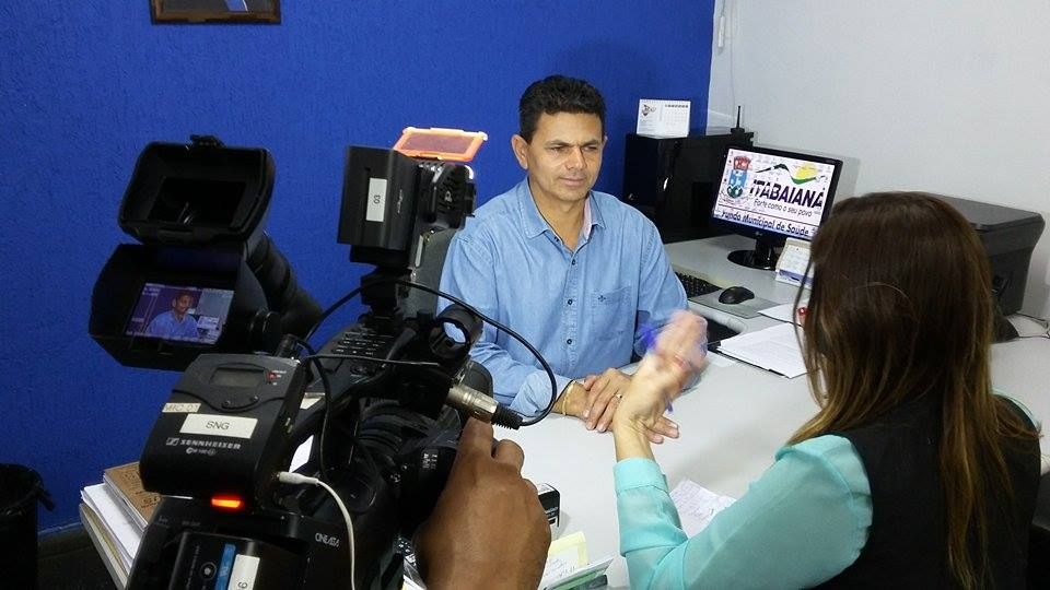 Prefeito Valmir concede entrevista à TV Atalaia e fala sobre o Sistema de Abastecimento de Água