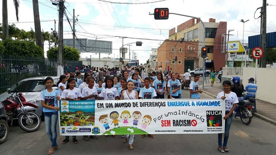 PREFEITURA DE ITABAIANA NA CAMPANHAPOR UMA INFÂNCIA SEM RACISMO