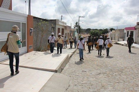 Brigada de Combate a Dengue e Secretaria de Saúde de Itabaiana Unidas no Combate ao Mosquito Aedes Aegypti