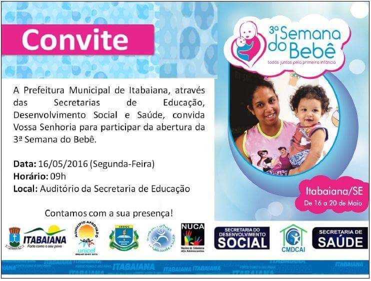 III Semana do Bebê