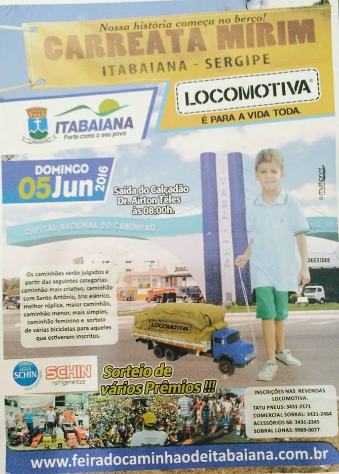 Abertas as Inscrições para a Carreata Mirim