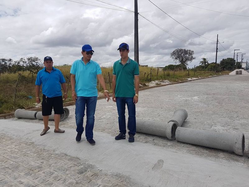 Prefeito Visita Obras em Andamento na Cidade