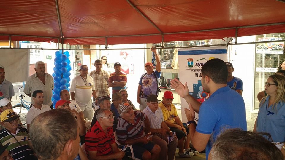 A campanha Novembro Azul na Praça João Pessoa