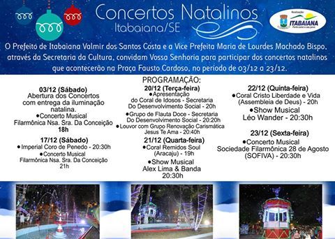 CONVITE CONCERTOS NATALINOS