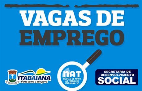 NAT está com Oferta de Emprego