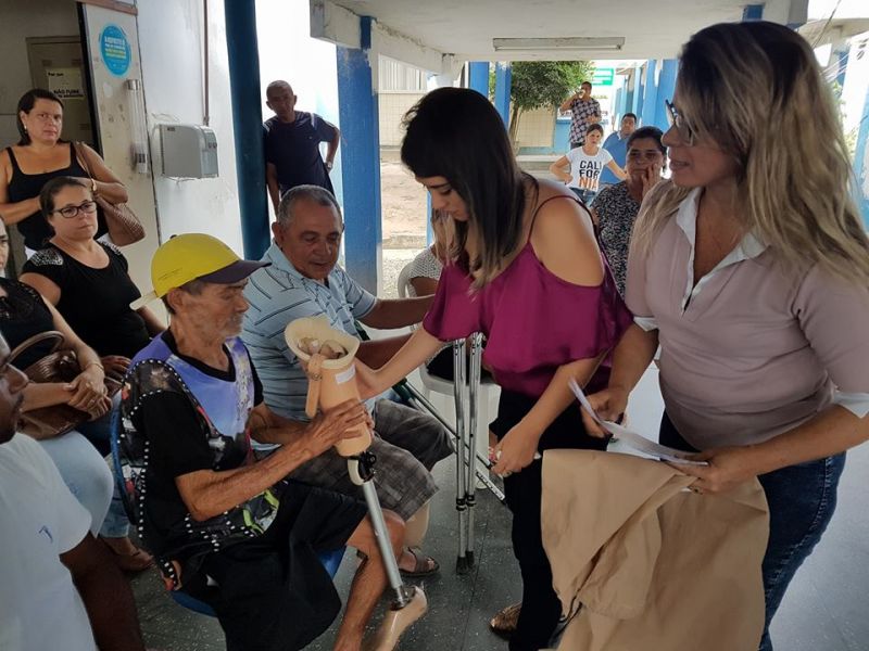 SAÚDE ENTREGA ÓRTESES E PRÓTESES A PACIENTES ITABAIANENSES.