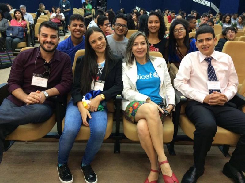 ESTUDANTE DE ITABAIANA REPRESENTA SERGIPE EM ENCONTRO NACIONAL DO UNICEF NO RIO DE JANEIRO