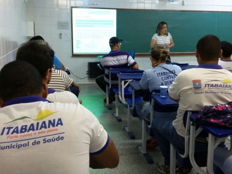 AGENTES DE ENDEMIAS DO MUNICÍPIO PARTICIPAM DE CURSO DE CAPACITAÇÃO