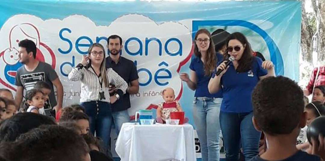 SECRETARIAS DE EDUCAÇÃO, SAÚDE E DO DESENVOLVIMENTO SOCIAL FINALIZAM 5ª EDIÇÃO DA SEMANA DO BEBÊ