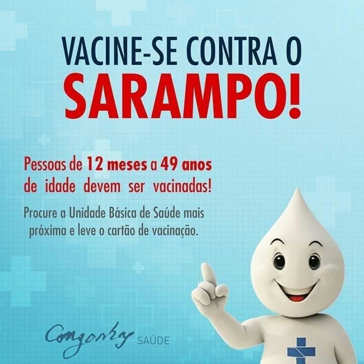 VACINE-SE CONTRA O SARAMPO