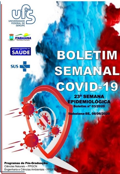PREFEITURA DE ITABAIANA E UFS DIVULGAM BOLETIM SEMANAL COVID-19 DA 23ª SEMANA EPIDEMIOLÓGICA