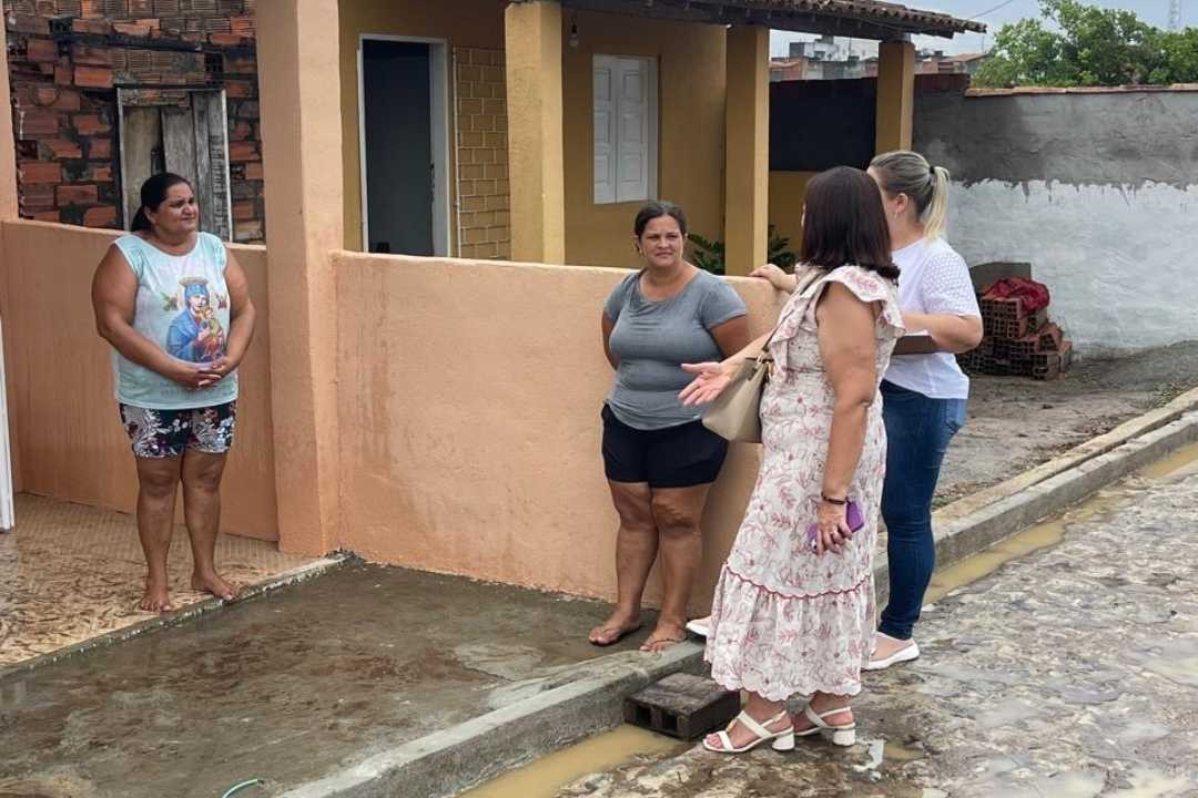 Secretaria de Desenvolvimento Social visita áreas afetadas e garante apoio às famílias