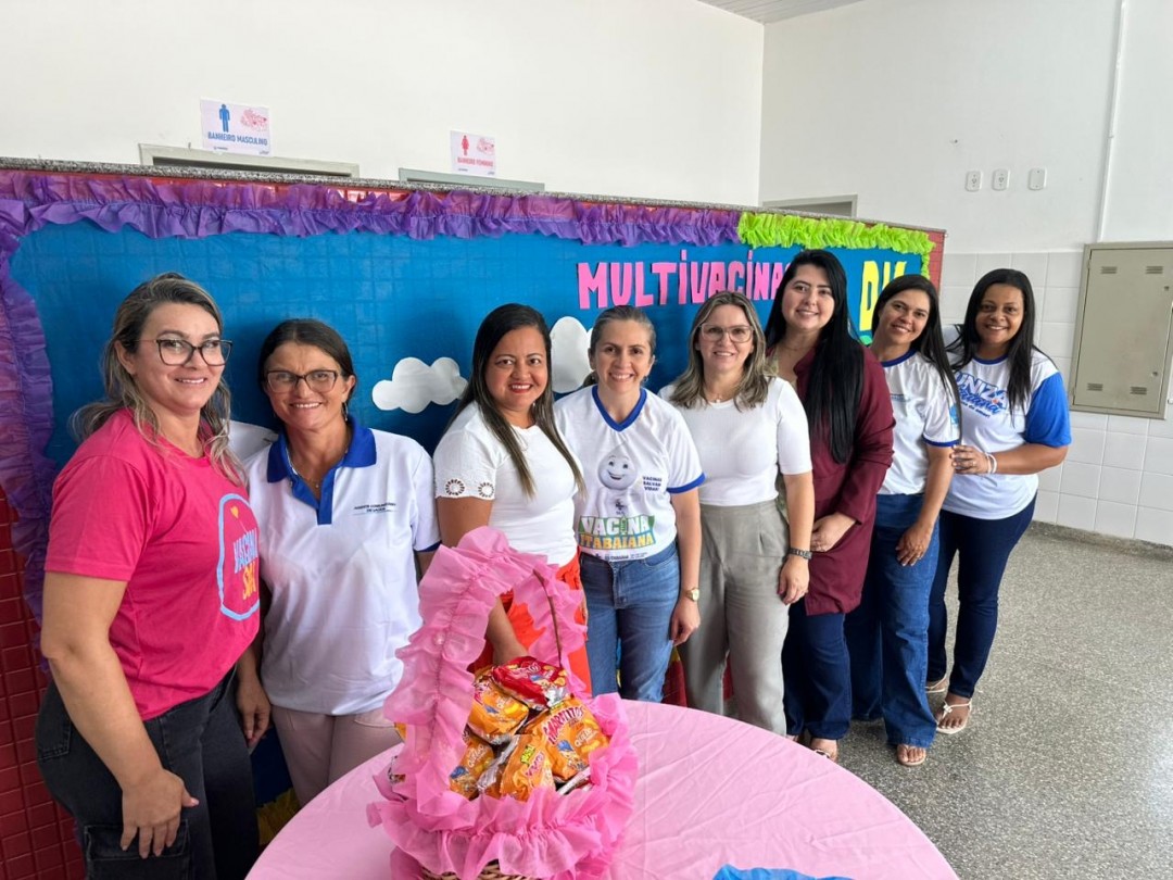 Mais de 1.300 doses de vacinas foram aplicadas no Dia D da Campanha de Multivacinação em Itabaiana