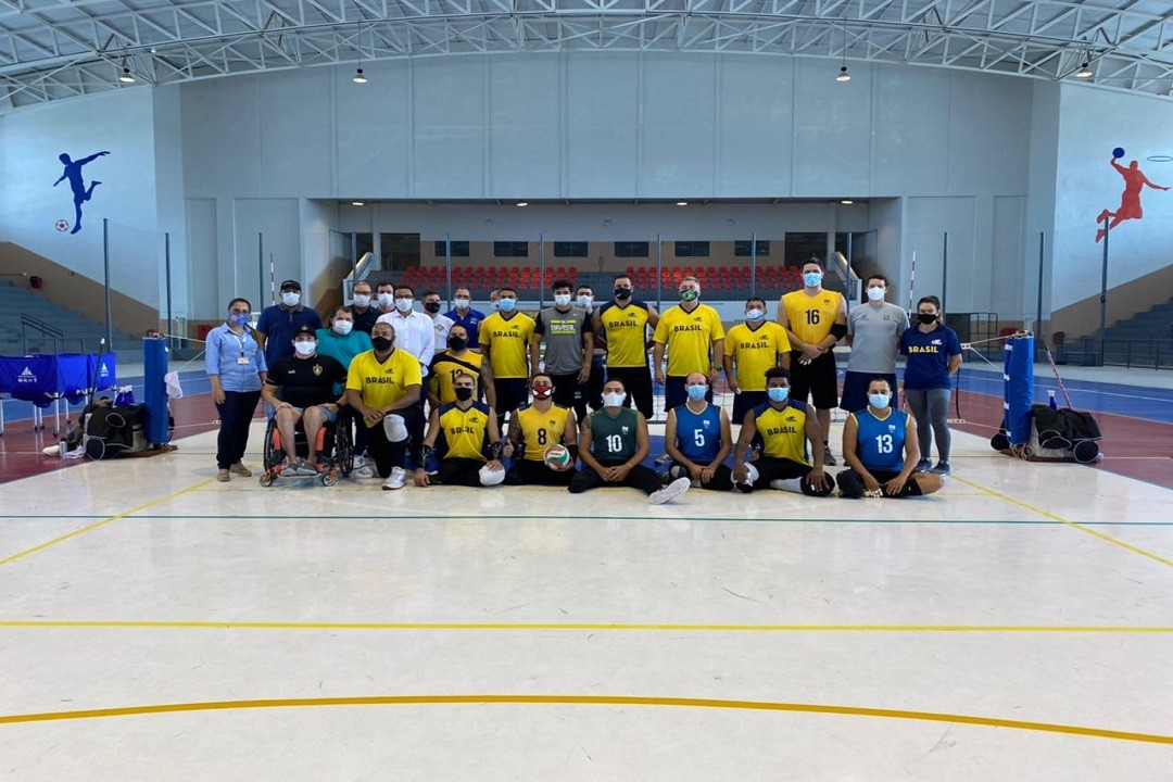Seleção brasileira de vôlei sentado inicia treinamento em Itabaiana