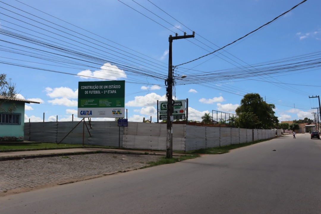 Obra para construção do Estádio Municipal Francis de Andrade é iniciada