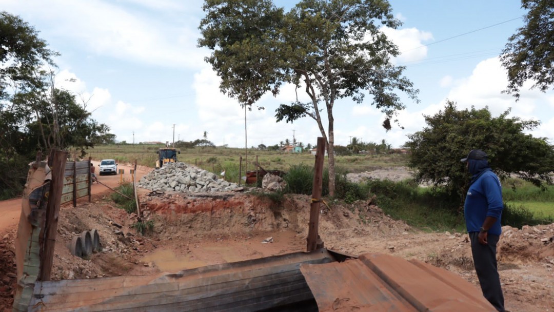 Governo de Itabaiana retoma obras da ponte do povoado Pé do Veado