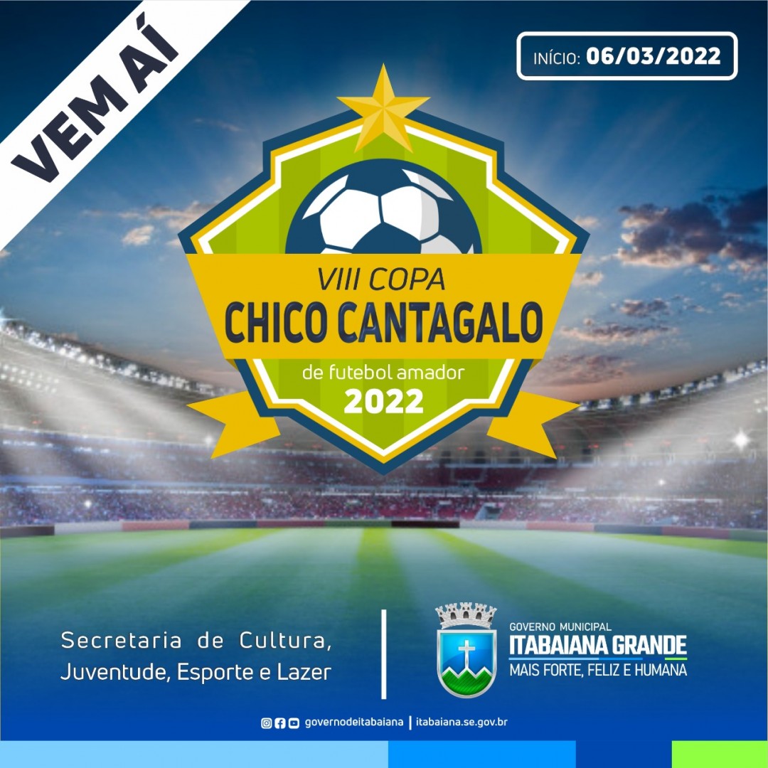 Copa Chico Cantagalo iniciará próximo domingo (06)