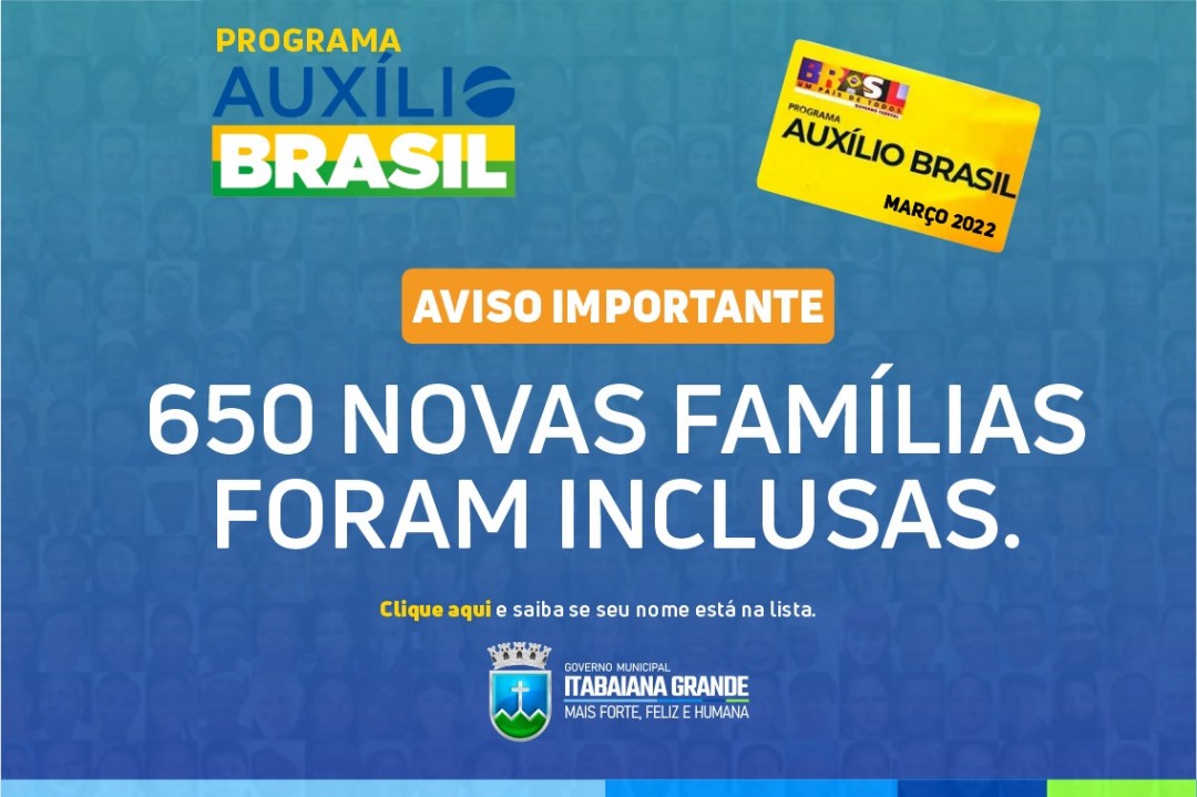 Auxílio Brasil: confira se seu nome está na lista