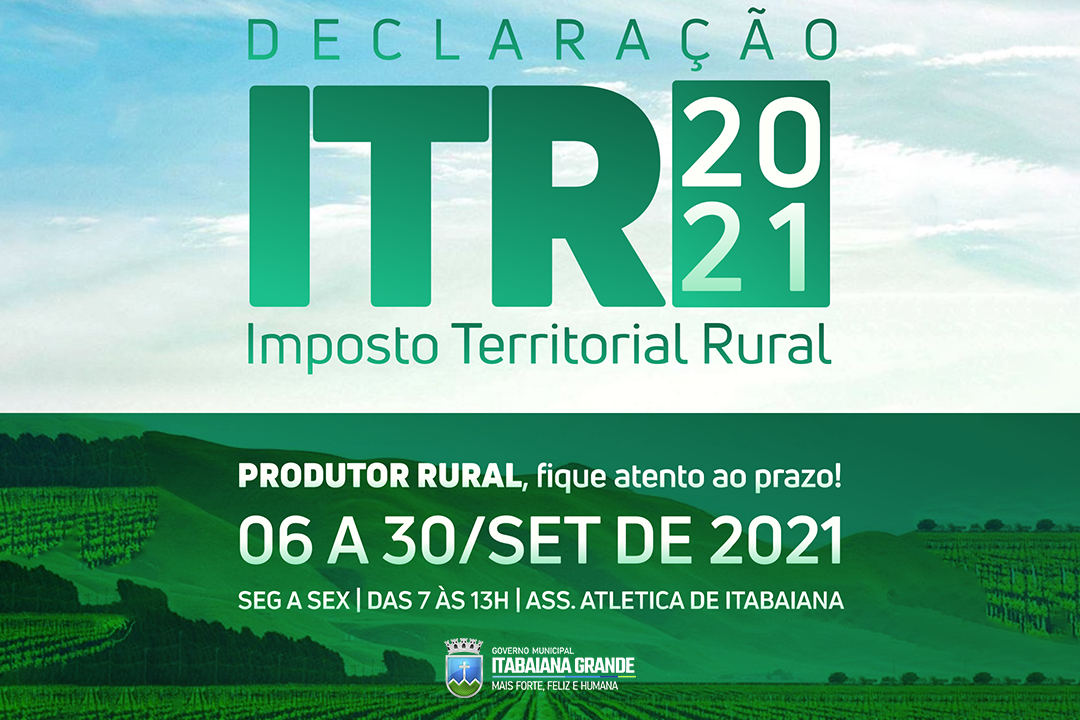 Produtor rural: fique atento ao prazo do ITR