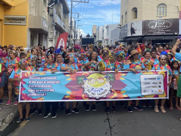 Prefeitura de Itabaiana realiza evento carnavalesco “Bater Só no Tambor” em alusão à Lei Menino Bernardo