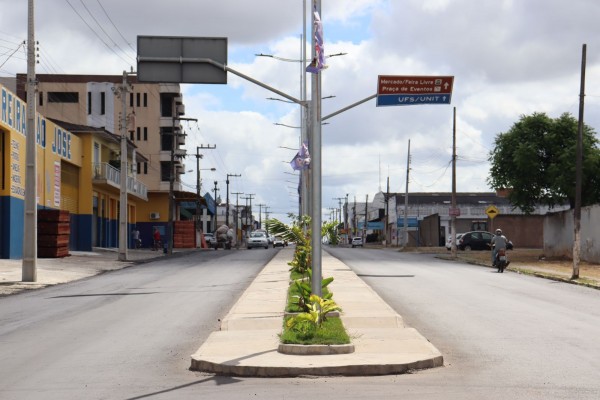 Prefeitura de Itabaiana finaliza revitalização da Avenida Manoel Antônio dos Santos